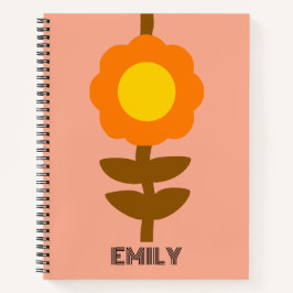 Sunny Bloom Notebook Notizbuch