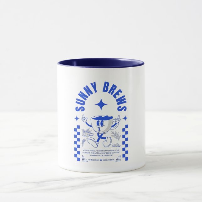 Sunny Brews Poster Tasse (Zentrum)