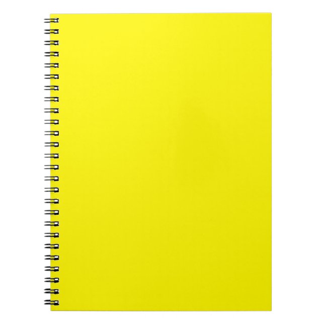 Sunny Bright Yellow Notizblock (Vorderseite)