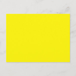 Sunny Bright Yellow Postkarte