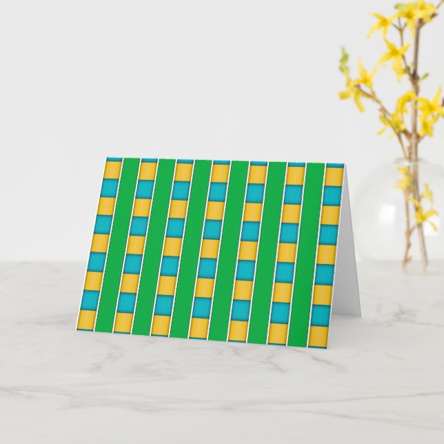 Sunny Carioca Karte (Gelbe Blume)