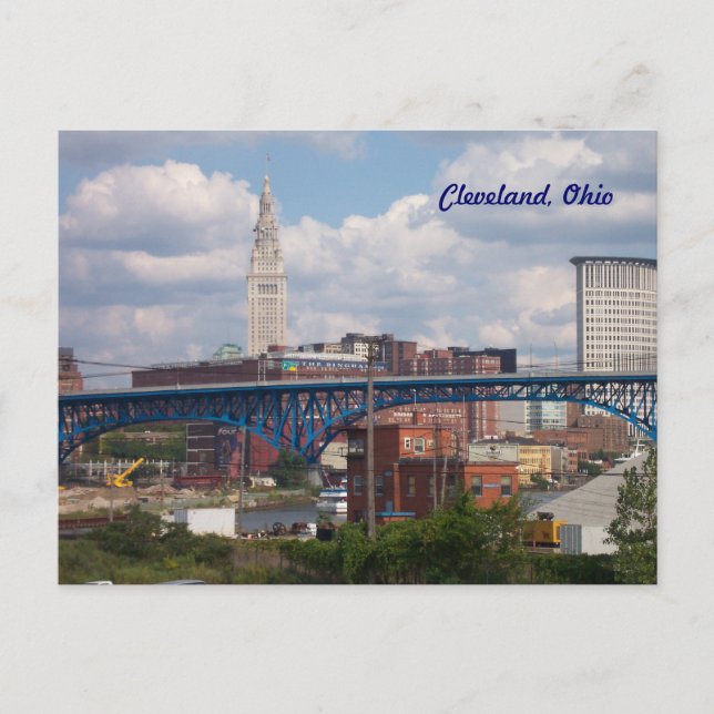 Sunny Cleveland, Ohio Postcard Postkarte (Vorderseite)
