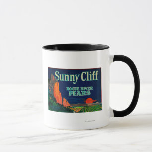 Sunny Cliff Pear Crate LabelMedford, OR Tasse