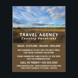 Sunny Country Scene, Reiseagentur Adververt Flyer<br><div class="desc">Sonnige Landschaft,  Reisebüro Werbung Flyer durch den Business Card Store.</div>