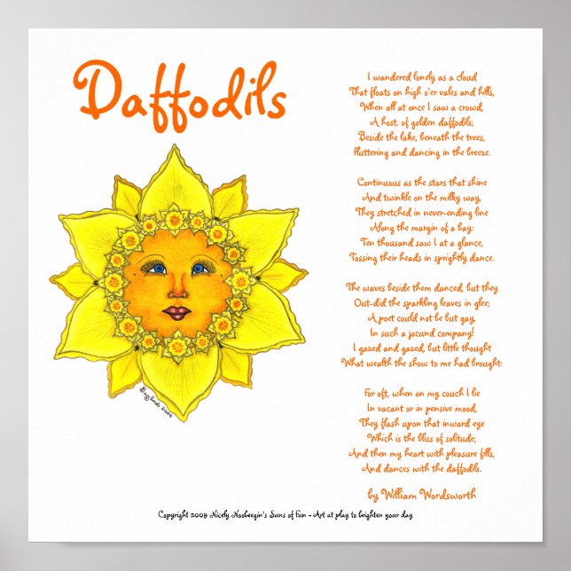Sunny Daffodil - Poster (Vorne)