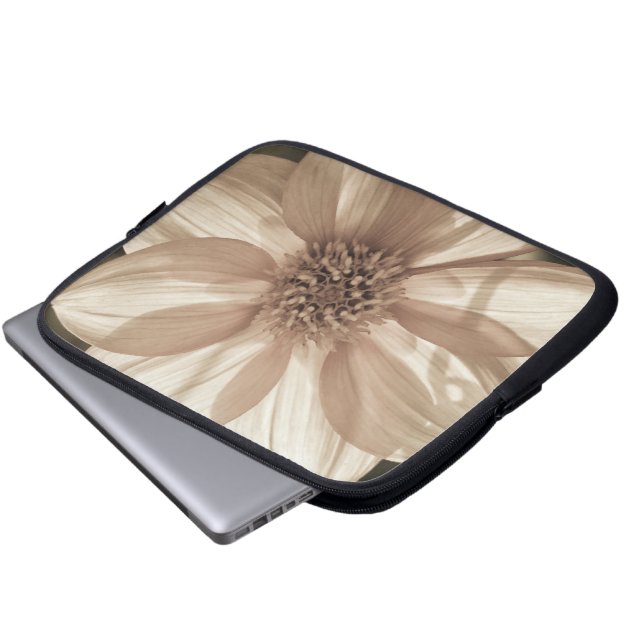 Sunny Dahlia Laptopschutzhülle (Vorne Knopf)