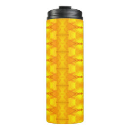 Sunny Daisy Ikat 4 Thermosbecher