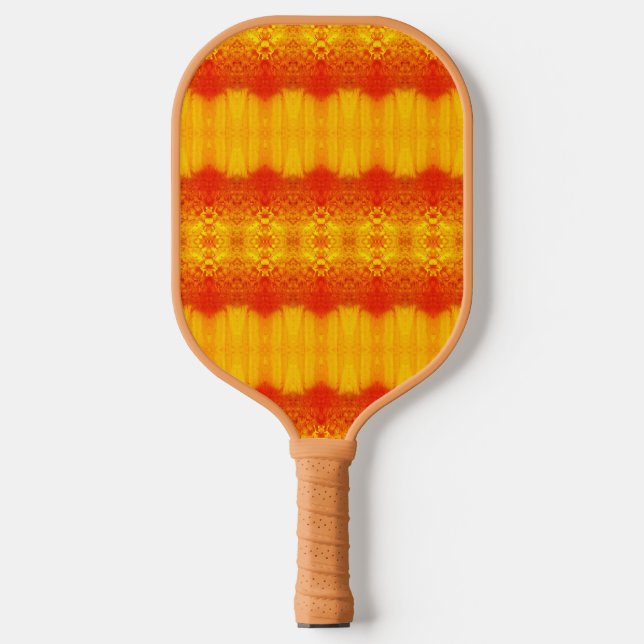 Sunny Daisy Ikat Too 3 1974 Pickleball Schläger (Vorderseite)