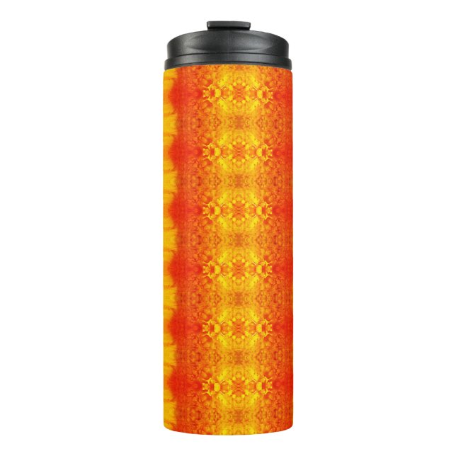 Sunny Daisy Ikat Too 3 1974 Thermosbecher (Vorderseite)