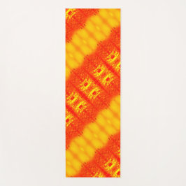 Sunny Daisy Ikat Too 4 Sangria Yogamatte