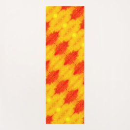 Sunny Daisy Ikat Too 8 Sangria Yogamatte