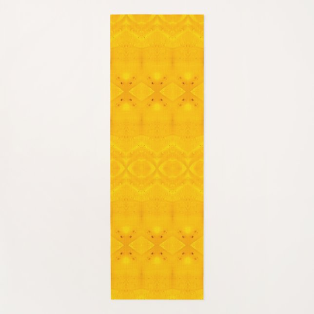 Sunny Daisy Ikat Too 9 Yogamatte (Vorderseite)