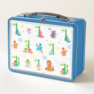 Sunny Day Sesame Street Pattern Metall Brotdose