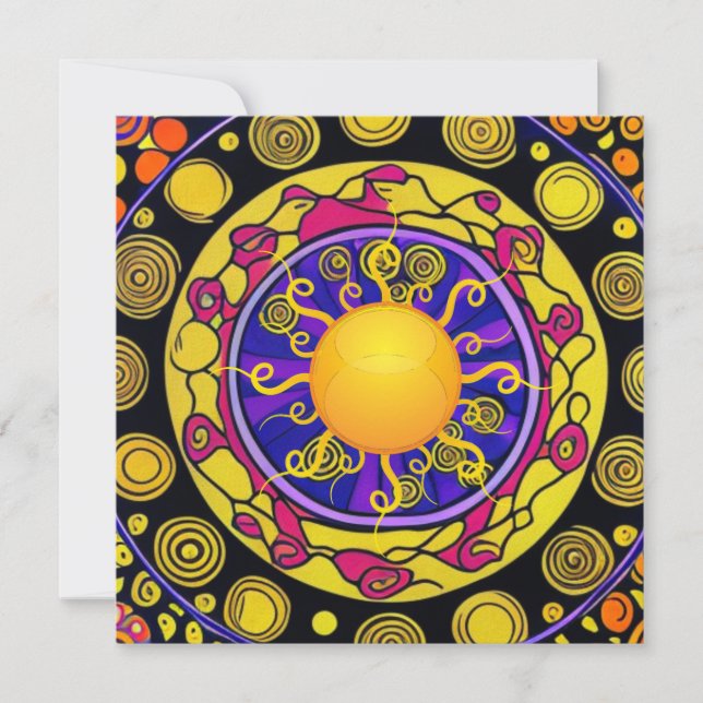 Sunny Daze Feiertagskarte (Vorderseite)