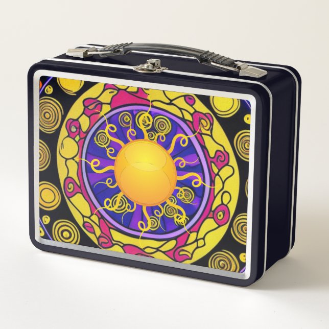Sunny Daze Metall Brotdose (Vorderseite)