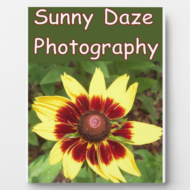 Sunny Daze Photography Logo Fotoplatte (Vorderseite)