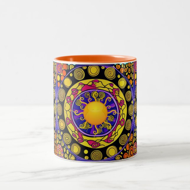 Sunny Daze Zweifarbige Tasse (Mittel)