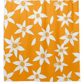 Sunny Delight Blume Muster Duschvorhang