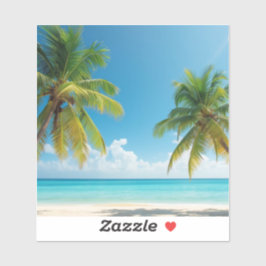 Sunny destination vibe aufkleber