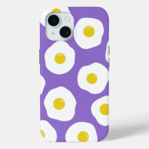 Sunny Egg violet iPhone 15 Coque