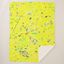 Sunny Flight Sherpa Blanket