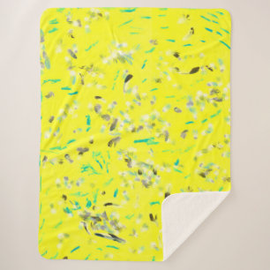 Sunny Flight Sherpa Blanket Sherpadecke