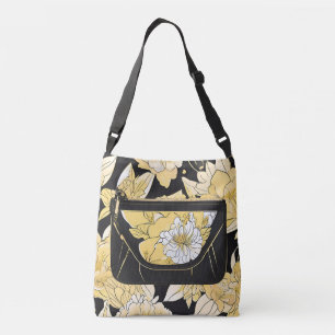 Sunny Floral Touch Purin Kunst Tragetaschen Mit Langen Trägern