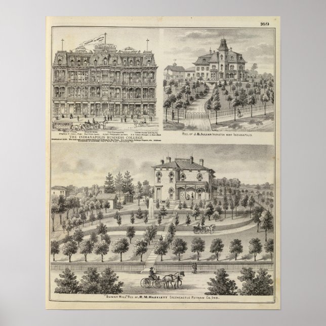 Sunny Hill res RM Hazelett, Greencastle Poster (Vorne)