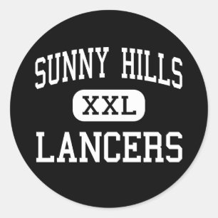 Sunny Hills - Lancers - Hoch - Fullerton Runder Aufkleber