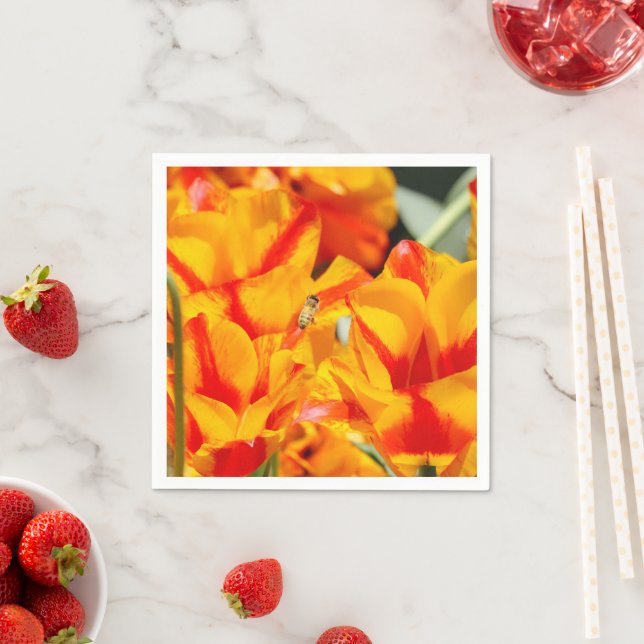 Sunny Honey Bee Serviette (Beispiel)