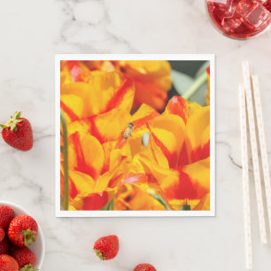 Sunny Honey Bee Serviette