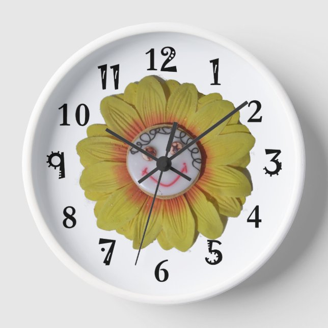 Sunny lächelt glückliche Vibes: Spaß und fröhliche Uhr (Vorderseite)