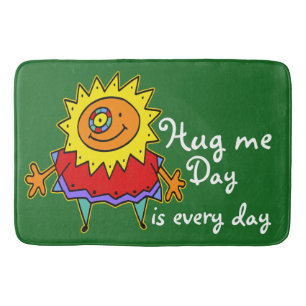 SUNNY LADY Comic Stil + Ihr Backgr. Ideen Badematte