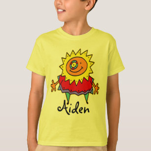 SUNNY LADY Comic Stil + Ihr Backgr. Ideen T-Shirt