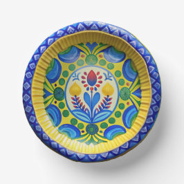 Sunny Mediterranean Vibes Pappteller