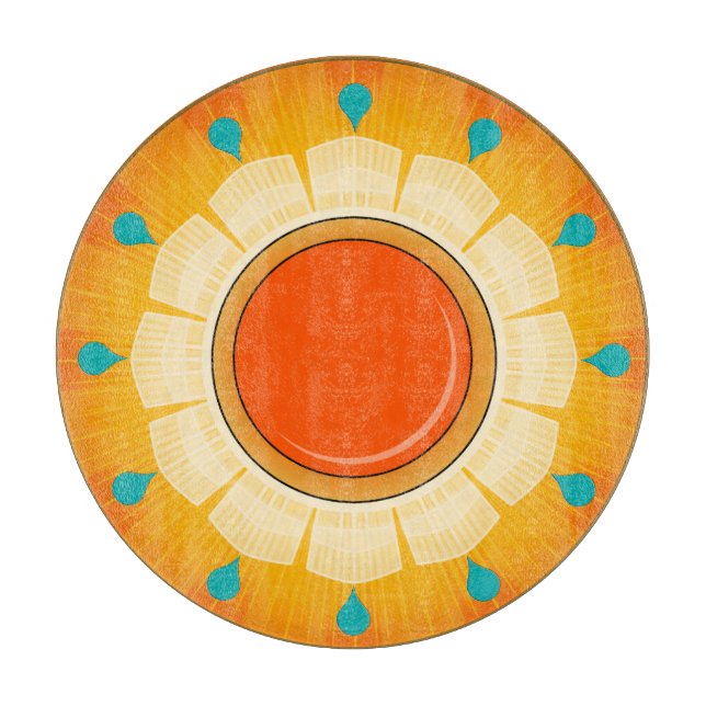 Sunny Navajo Day Charcuterie Board Schneidebrett (Vorderseite)