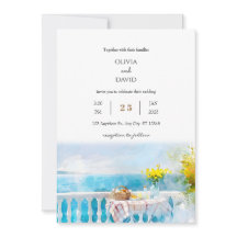 Sunny Ocean View Frühstück Balcony Beach Hochzeit