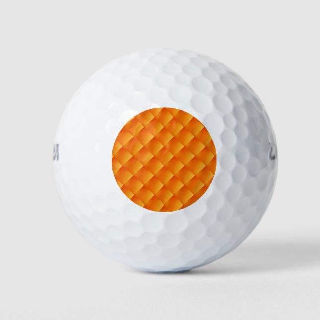 Sunny Orange Wilson Ultra 500 Distance Golf Ball (Vorderseite)