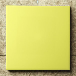 Sunny Pastel Light Yellow Fliese