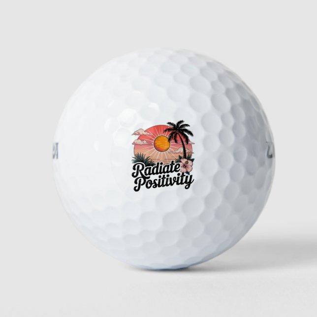 Sunny Positive Golfball (Vorderseite)