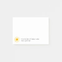 Sunny Positive Message Custom