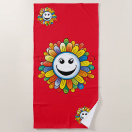 Sunny Ray Flower Strandtuch