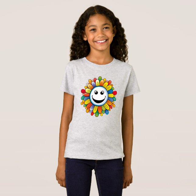 Sunny Ray Flower T-Shirt (Vorne ganz)