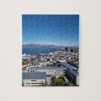 Sunny Reykjavik Puzzle, 8" x 10", 110 Stück