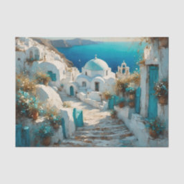 Sunny Santorini 2 Griechisches Dekoupage Papier