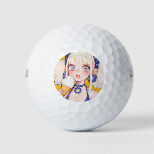 Sunny Scoop Anime Girl mit Vanilla Club Golfball