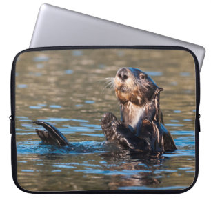 Sunny Sea Otter Laptopschutzhülle