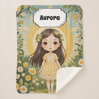Sunny Serenade Personalisiert Sherpadecke