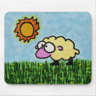 Sunny Sheep Mousepad
