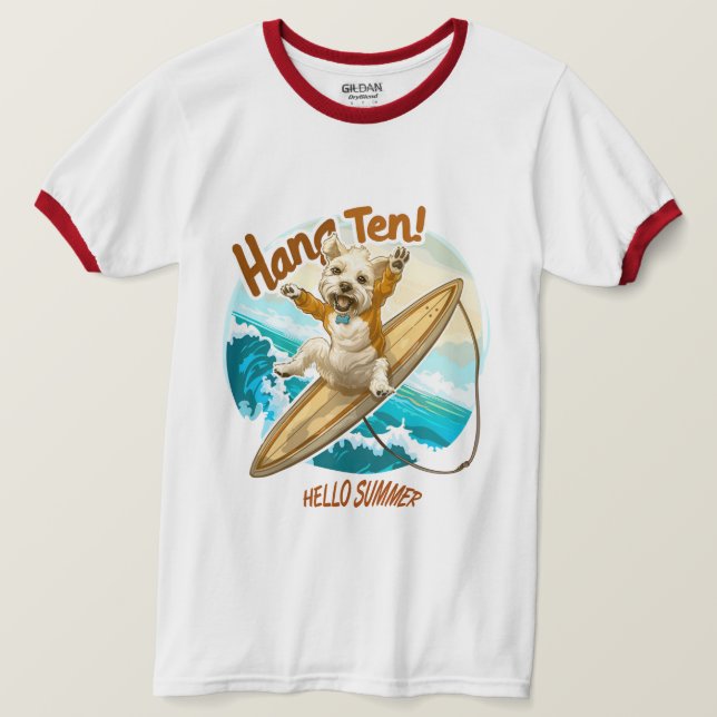 Sunny Skater Pup T-Shirt (Design vorne)